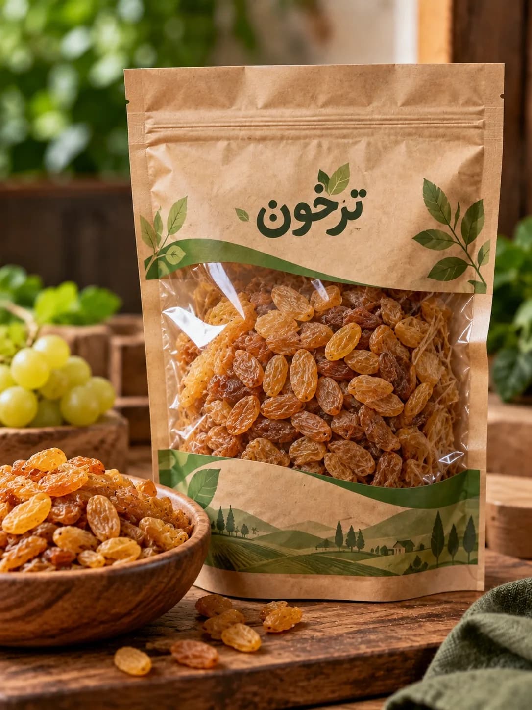 خرید کشمش پلویی ترخون | شیرین، مرغوب و باکیفیت، مناسب انواع پلو و غذاهای ایرانی